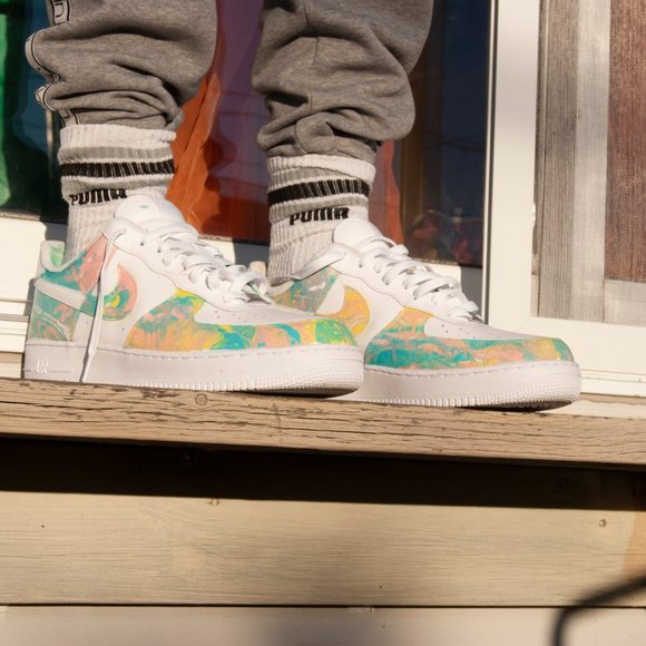 Hydro Dip Nike Air Force 1 - Picture 1 of 9